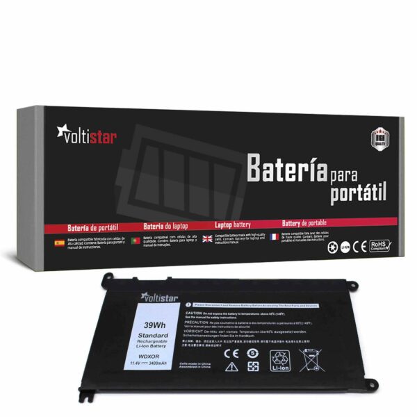 Bateria para Portátil Dell Inspiron 15 55XX, 13 53XX, Latitude 3XXX, Vostro 5XXX Series - P/N WDX0R