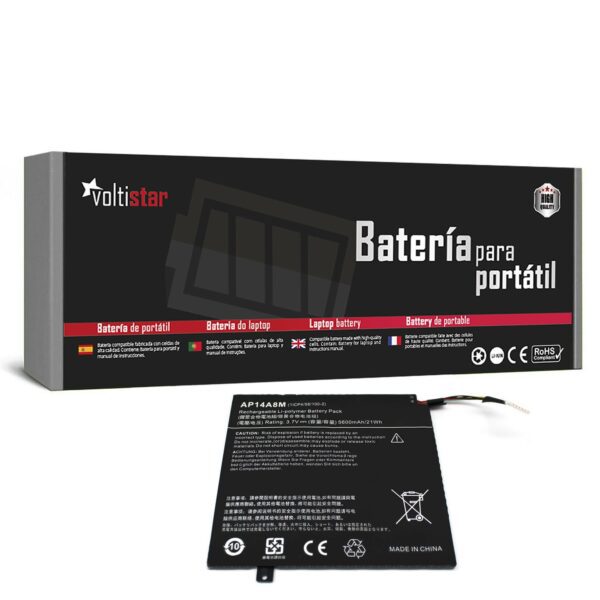 Bateria para Portátil Acer Aspire Switch 10 SW5-011 SW5-012 - AP14A4M AP14A8M