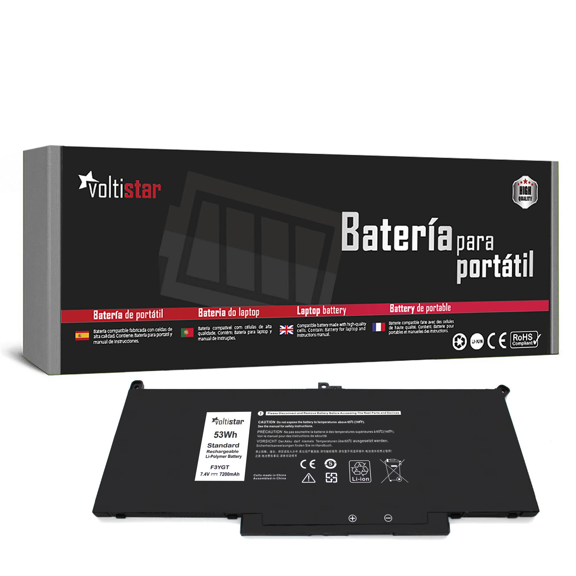 BATERIA PARA PORTATIL DELL LATITUDE 7280 7290 7380 7390 7480 7490