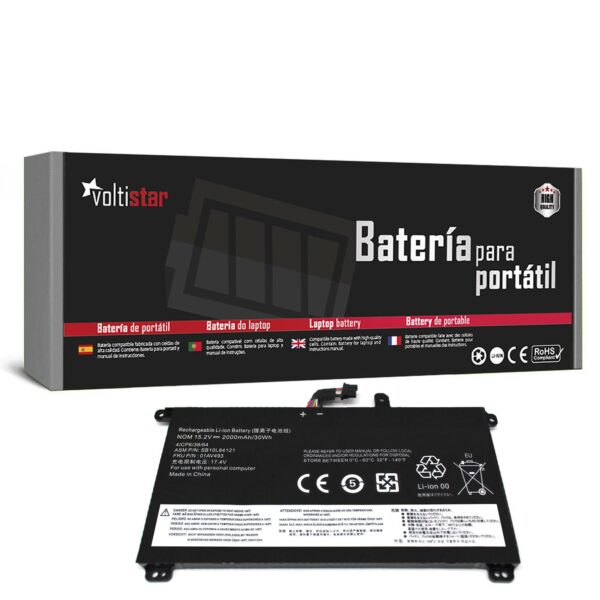 Bateria para Portátil Lenovo ThinkPad T570, T580, P51S, P52S - P/N 00UR891 | Green Computer