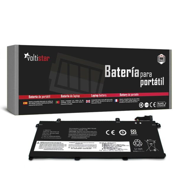 Bateria para Portátil Lenovo ThinkPad P43S T490 T495 T14 Gen 1 L18M3P73 L18M3P74 - 4350mAh