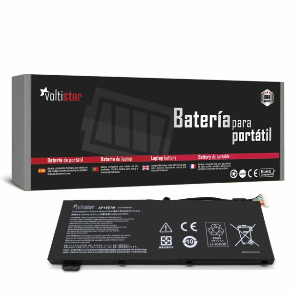 Bateria para Portátil Acer Nitro 5 AN515-54, AN515-55, Aspire A715-74G, Predator Triton 300 PT315-51 - P/N AP18E7M