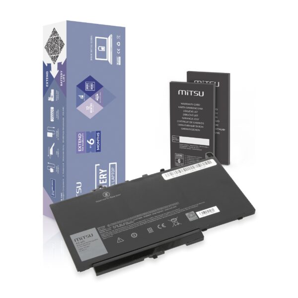 Bateria Mitsu para Dell Latitude E7270, E7470 - 11.4V