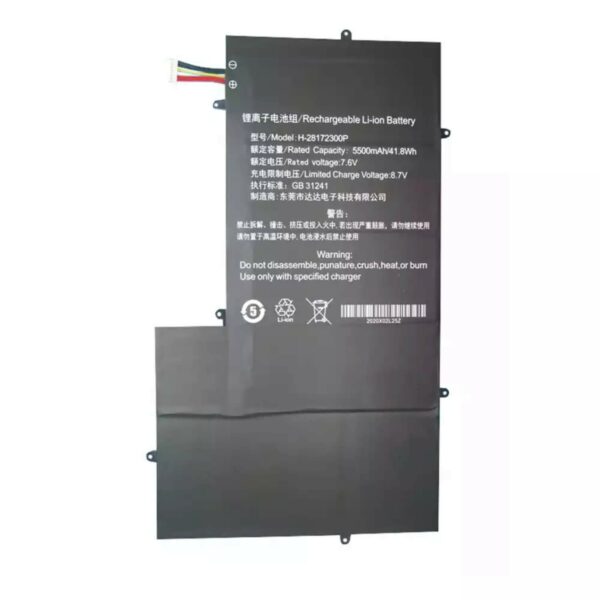 Bateria de Substituição para Portátil Teclast F15 - H-28172300P 7.6V 5500mAh