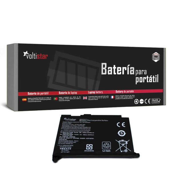 Bateria para Portátil HP BP02XL HSTNN-UB7B 7.6V 5300mAh - Green Computer