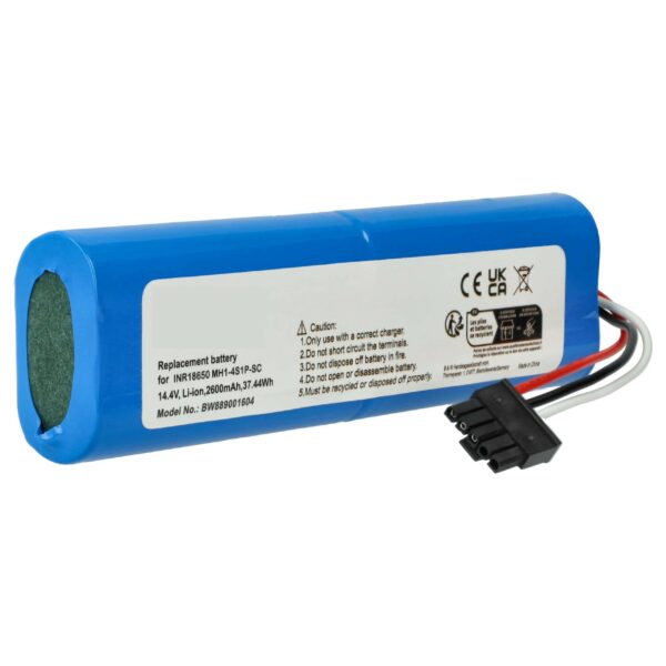 Bateria de Substituição para Robot Aspirador ILIFE A4S, V7, A6, W400 - 14.4V 2800mAh - PN: 4S1P-001