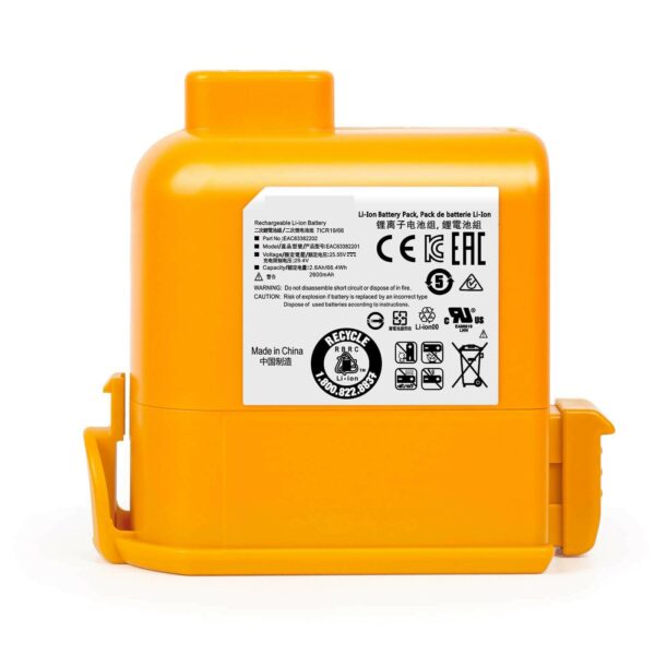 Bateria de Substituição 25.5V 2500mAh para Portátil LG Cord Zero A9 Series - A9K-PRO, A9T-ULTRA, A958