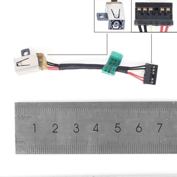 CABO DE CHICOTE DE ALIMENTAÇÃO DC PARA HP ELITEBOOK FOLIO 1040 G1 728598-FD6 728598-SD6 PJ1128