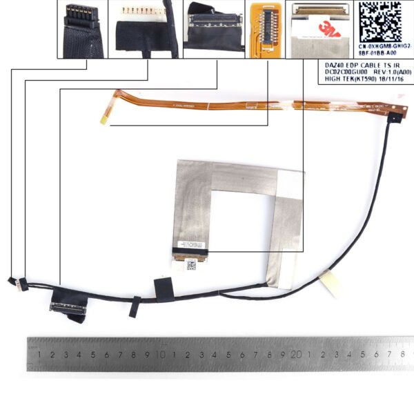 CABO DELL LATITUDE E7490 7490 LCD/LED COM IR TOUCH 40PIN DC02COOGU0O 0XHGM8