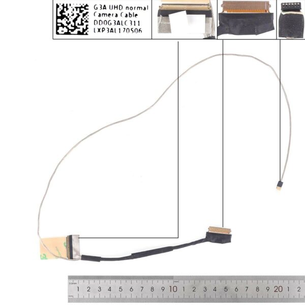 Cabo LCD/LED 4K UHD 40 Pinos para Portátil HP 15-CE TPN-Q194 - DD0G3ALC311