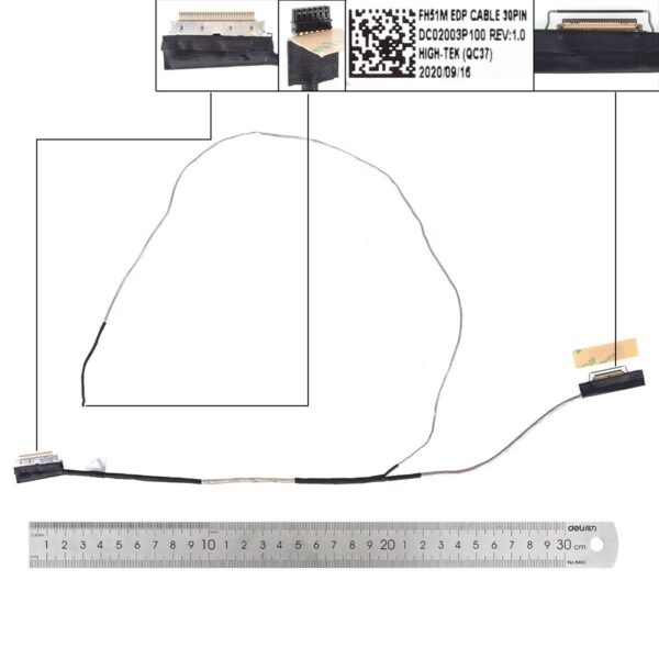 CABO LCD/LED ACER AN515-44-45-55-57 30PIN 0.5. DC02003P100 50.Q7KN2.011