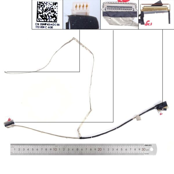 CABO LCD/LED DELL G15 5530 5535 5540 554 40 PINOS 0,4 FHD 05MF40 DC02C010X00