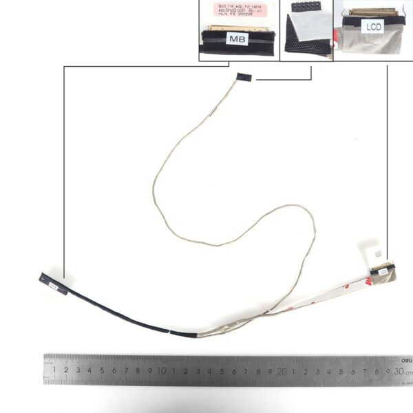 CABO LCD/LED DELL LATITUDE 3400 E3400 30PIN 0,5 0M8R8G 450.0FV02.0011