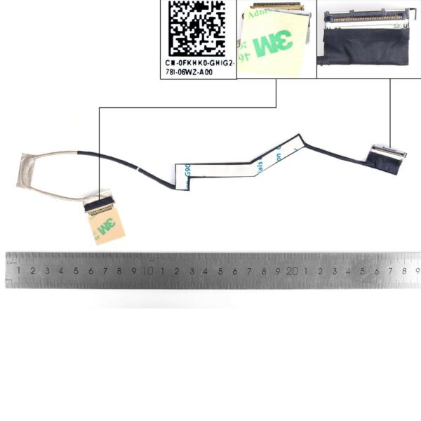 CABO LCD/LED DELL VOSTRO 7570 7580 30 PINOS 0,5 0FKHK0 DC02002T900