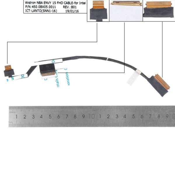 CABO LCD/LED HP ENVY X360 15-BQ-BP-CP 15M-BQ 15M-BP 30PIN 0,5 FHD. 450.0BX05.0001