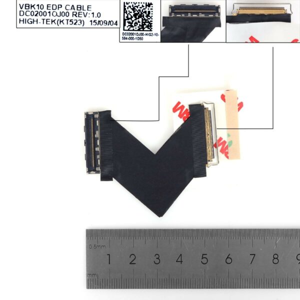 Cabo LCD/LED para Portátil HP ZBook 17 G1 G2 - Substituição VBK10 DC02001OJ00