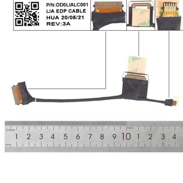 Cabo LCD/LED 30 Pinos para Portátil Lenovo 11E Yoga 6ª Geração - DD0LIALC001 DD0LIALC021 DD0LIALC010