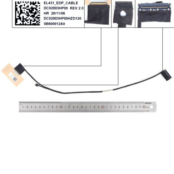 CABO LCD/LED LENOVO IDEAPAD S340-14IWL 81N7 S340-14IML 81N9 S340-14API 81N8 S340-14IIL 81VV 30PIN 2019 DC02003HP00