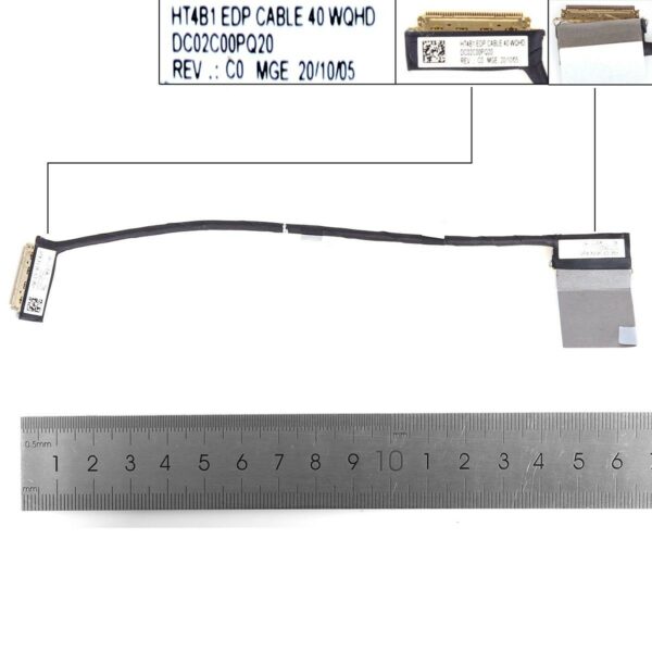 Cabo LCD/LED para Portátil Lenovo ThinkPad T14s Gen 2 WQHD 40 Pinos - 5C11C12514 DC02C00PQ20