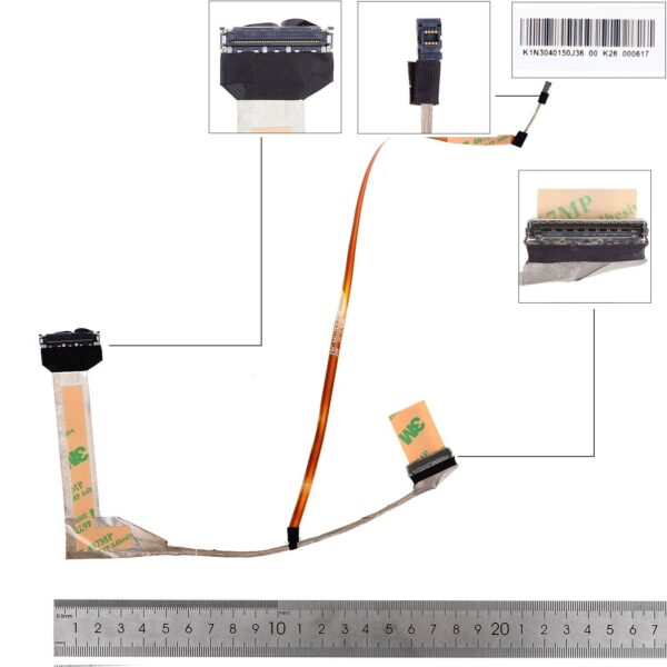CABO LCD/LED MSI GE75 GP75 GL75 WE75 MS-17E3 MS17E2 40PIN 0.4. K1N-3040150-J36