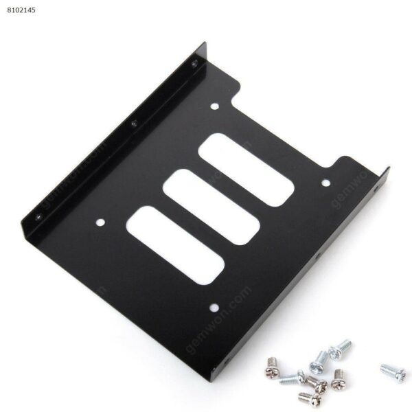 COBRIR DISCO RÍGIDO SSD HDD DE 2,5 POLEGADAS PARA BANDEJA DE AÇO SÓLIDO DE 3,5 POLEGADAS/SUPORTE DE MONTAGEM DE BAÍA