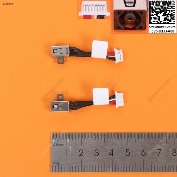 CONECTOR / CABO DC DELL INSPIRON 11 3000 3148 JDX1R7347 13-7347 13-7348 13-7352 P57G 13-7000 0JDX1R CN-OJDX1R-GT074 (COM CABO CO