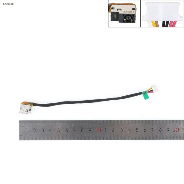 CONECTOR/CABO DC HP STREAM 14" 754734-SD1 754734-FD1 CONECTOR DE ALIMENTAÇÃO DC COM CONECTOR DE CABO (COM CABO 17,5 CM) PJ799