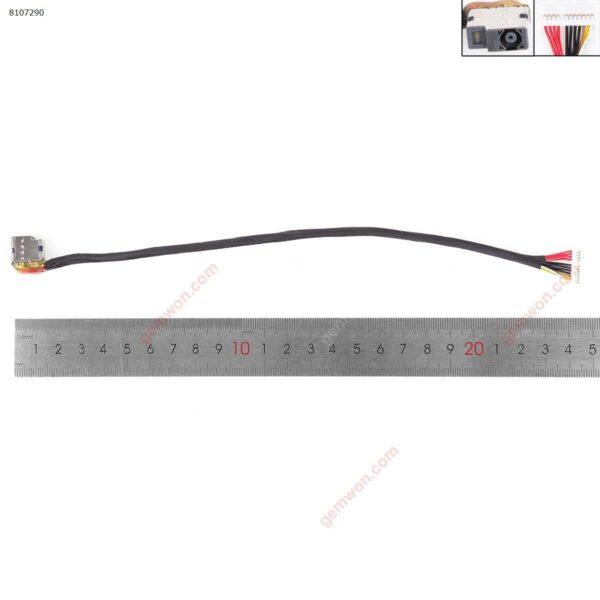 CONECTOR DC/CABO CONECTOR DE ALIMENTAÇÃO HP PAVILION SÉRIE 15-EC 16-A 16-A0000 16T-A000 NÚMEROS DE PEÇA: L71031-Y14, L71031-S14,
