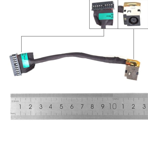 CONECTOR DC/CABO DE ALIMENTAÇÃO DC COMPATÍVEL COM HP OMEN TPN-C144 17-CB L52813-S73 N18E L52813-S73