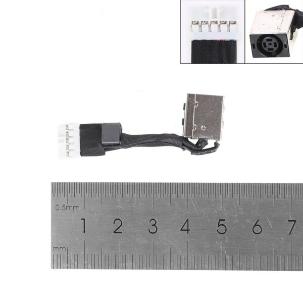 CONECTOR DC/CABO DE ALIMENTAÇÃO DC PARA DELL LATITUDE E7240 E7250 E5440 E5540 E5270 E5250 E5480 E7270 E7480 E7490 E7491 CONECTOR
