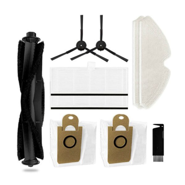 Kit de Acessórios de Reposição para Aspirador Robô Proscenic M7 PRO - Rolos, Escovas, Mopas e Filtros Compatíveis