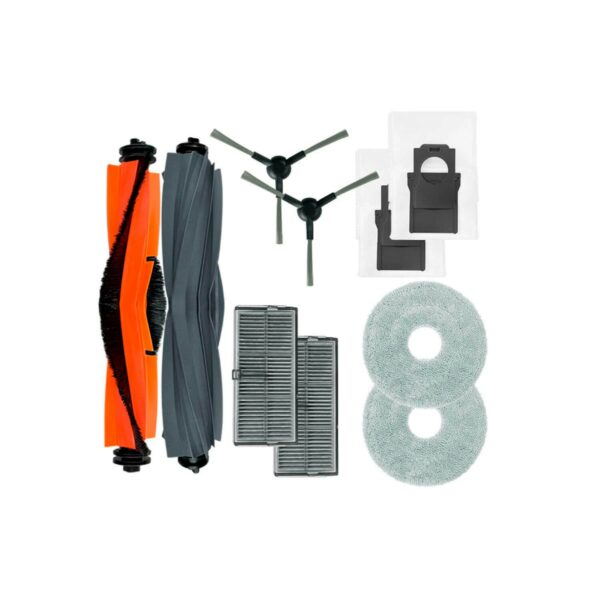 Kit de Peças de Reposição para Aspirador Robô Dreame X30 Pro Ultra - 2 Rolos, 2 Escovas, 2 Filtros, 2 Mopas e 2 Sacos