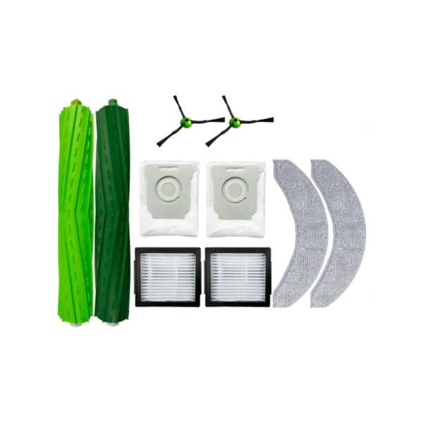 Kit de Peças de Reposição para iRobot Roomba E, i3, i4, i6, i7, i8 Series - Rolos, Escovas, Sacos, Filtros, Mops