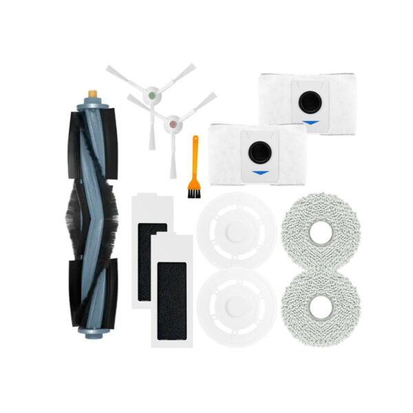 Kit de Peças de Reposição para Aspirador Robô Ecovacs Deebot T20 Pro - Rolo Principal, Escovas, Filtros e Mops