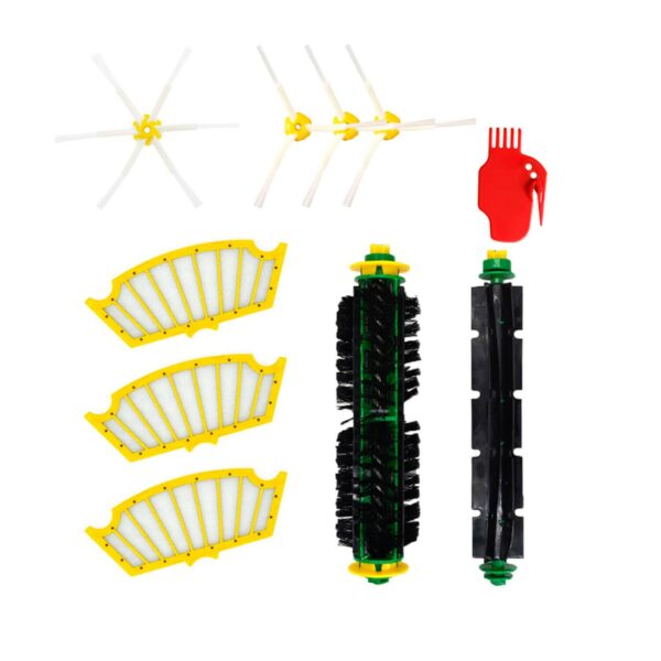 Kit de Peças de Reposição para Aspirador Robô iRobot Roomba Série 500 - Escovas, Filtros e Rolos