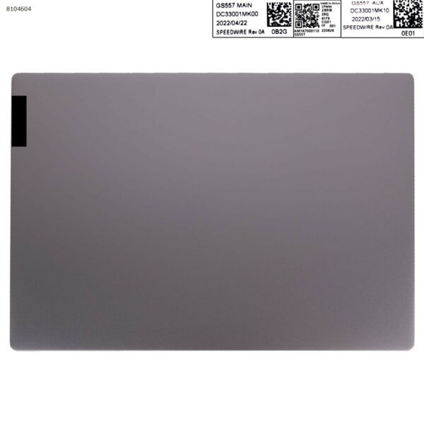 NOVA CARCAÇA PARA LENOVO IDEAPAD 5-15IIL05 5-15ITL05 15,6" LCD TAMPA TRASEIRA PRETO CINZA.