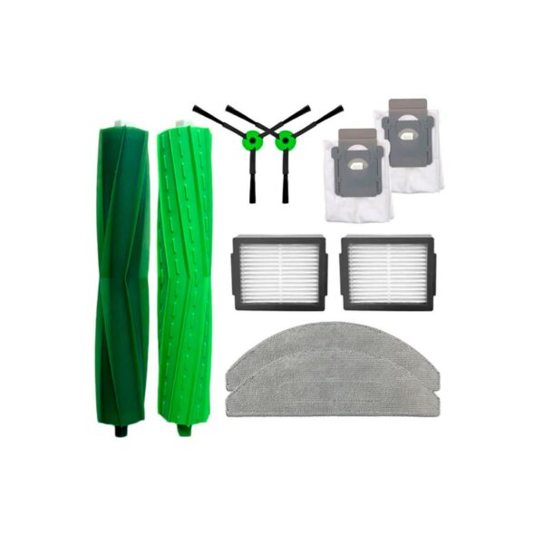Kit Peças de Reposição Premium para Aspirador Robô iRobot Roomba E, I, J Series - Filtros, Escovas, Rolos, Sacos
