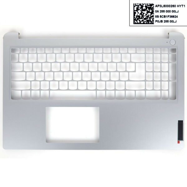 Palmrest Lenovo IdeaPad 1-15ADA7 1-15AMN7 Prata Sem Teclado/Touchpad - PN 5CB1F36624