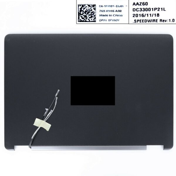 Tampa Traseira LCD Dell Latitude E7470 Top Case com Cabo WiFi - P/N: 0FVX0Y FVX0Y - Green Computer