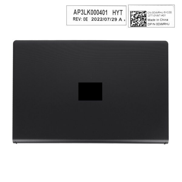 Tampa Traseira LCD Preta para Portátil Dell Vostro 3510 3511 3515 3520 3525 - Peça de Reposição
