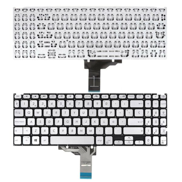 Teclado para Portátil Asus X515 X515DA X515EA X515J X515JA X515UA X515MA Prata