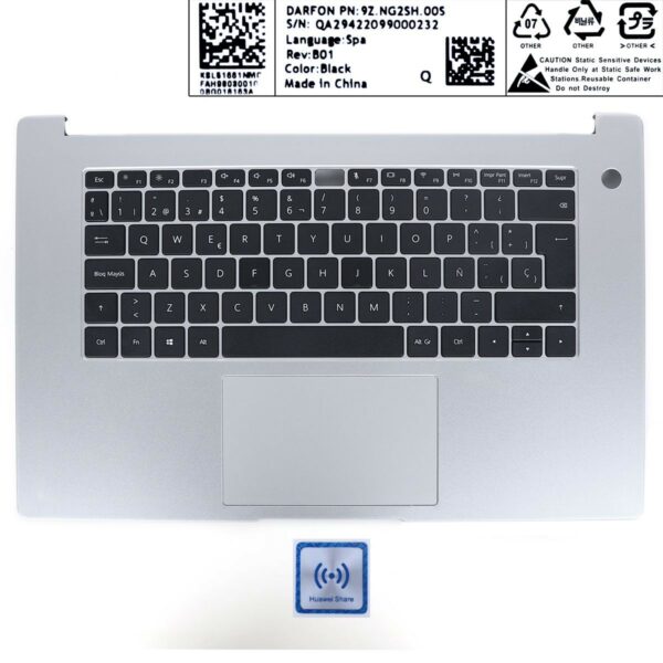 TECLADO PARA PORTÁTIL HUAWEI MATEBOOK D15 BOB-WAE9P W29