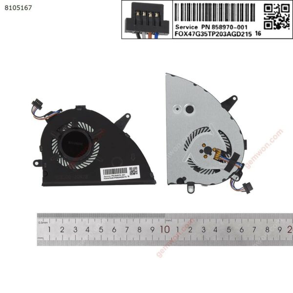 VENTOINHA PARA PORTÁTIL HP PAVILION 15-CW 15-CS L25584-001