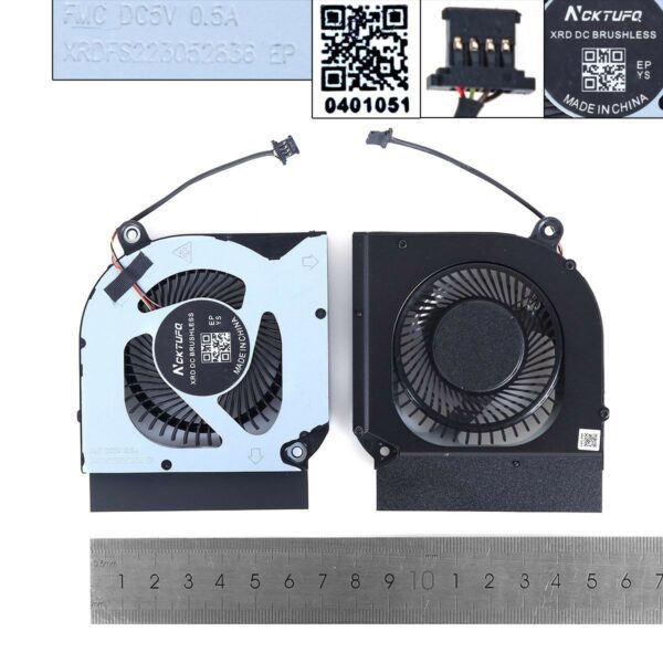 Ventoinha CPU para Portátil Acer Predator Helios PH315-52 PH317-53 e Acer Nitro AN515-55 AN517-52 N20C1 - Substituição de Alta Qualidade