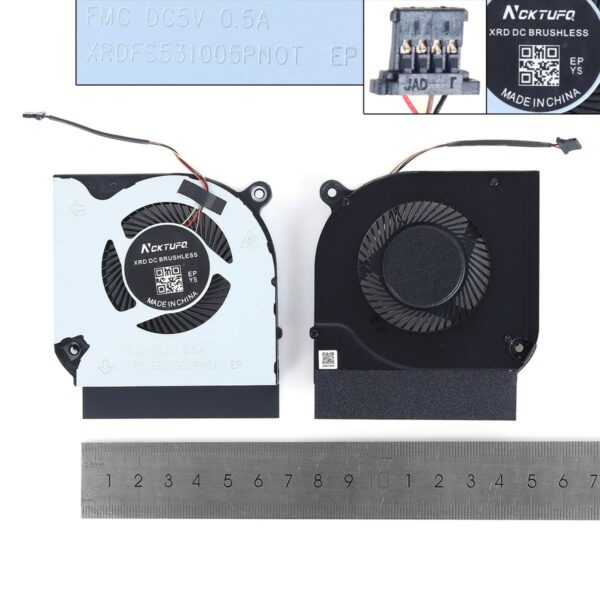 Ventoinha GPU para Portátil Acer Predator Helios PH315-52 PH317-53, Nitro AN515-55 AN517-52 N20C1 - DC28000QDF0