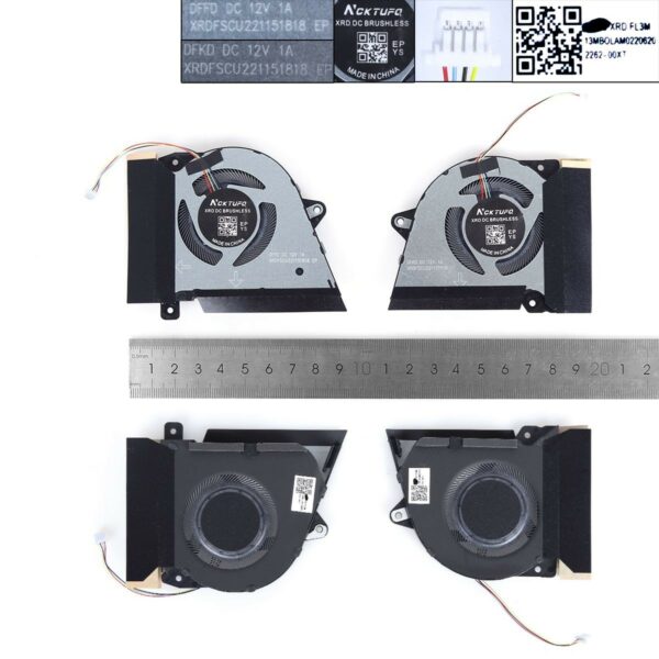 VENTOINHAS CPU + GPU PARA PORTÁTIL ASUS GA401Q GA401QC QE QH GA401QM GA401IHR