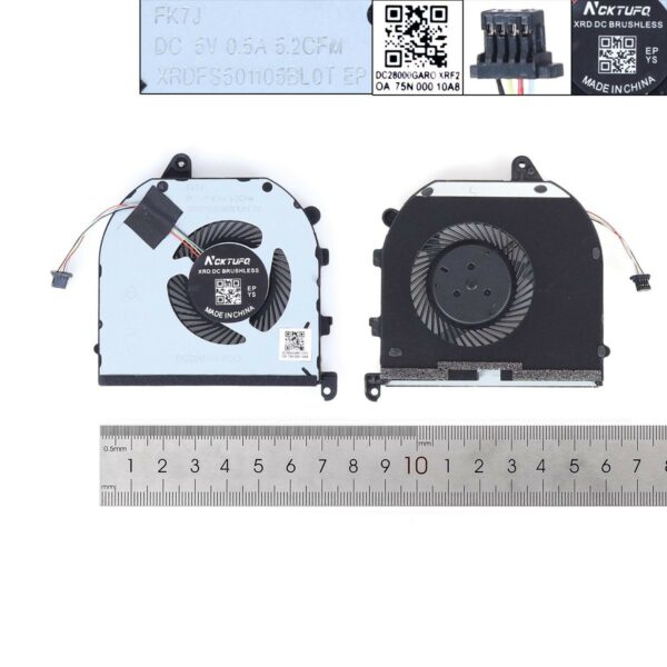 VENTOINHA CPU PARA PORTÁTIL DELL XPS15 9570 7590 M5530 M5540 P56F