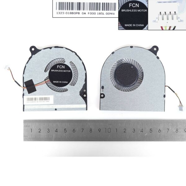Ventoinha para Portátil Acer SF314-55, SF314-55G - PN: 23.H3UN5.001