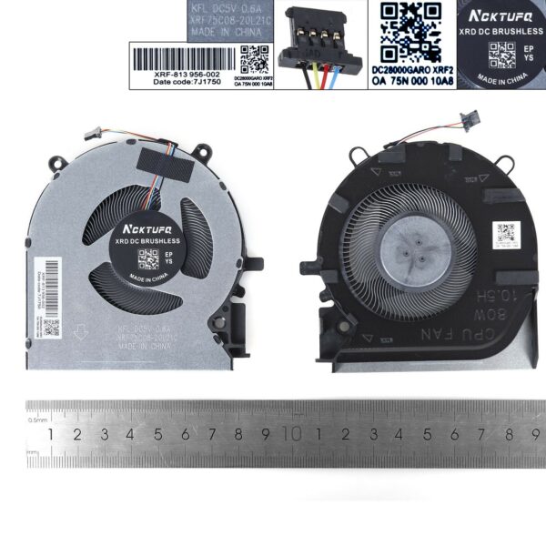 Ventoinha para Portátil HP 16-D/E Series 80W - Compatível TPN-Q263 TPN-Q264