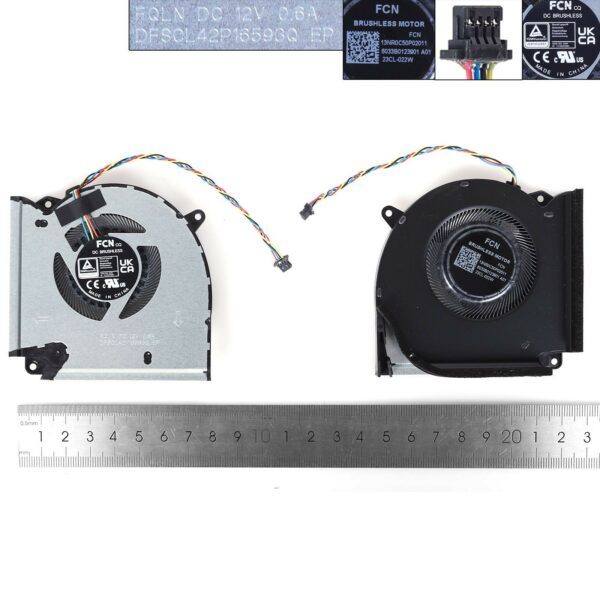 Ventoinha para Portátil ASUS ROG G513QY G513QM - Cooler de Substituição 12V